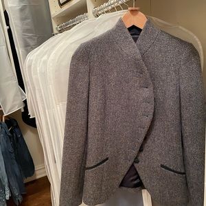 Walker Slater tweed asymmetrical jacket